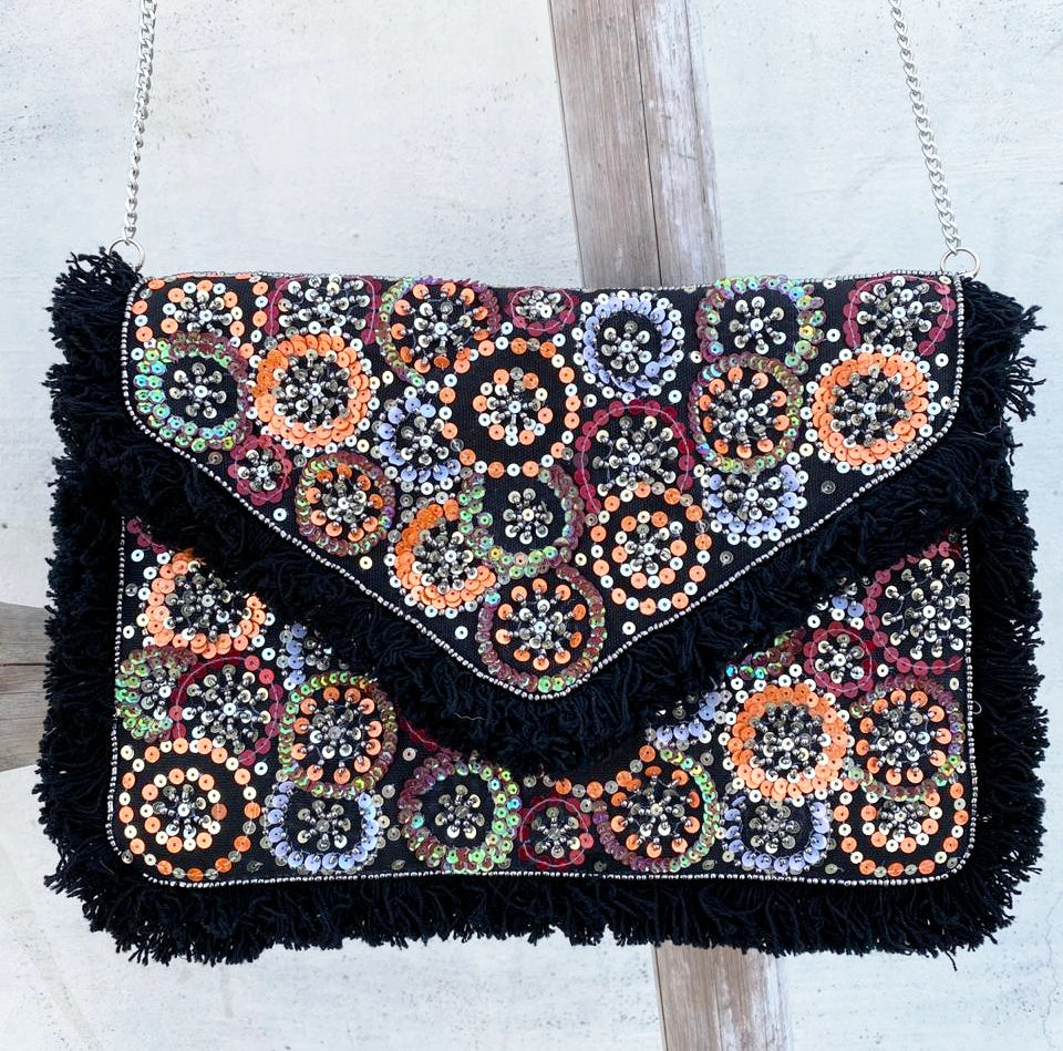 Gorgeous Button Sequined Bohemian2