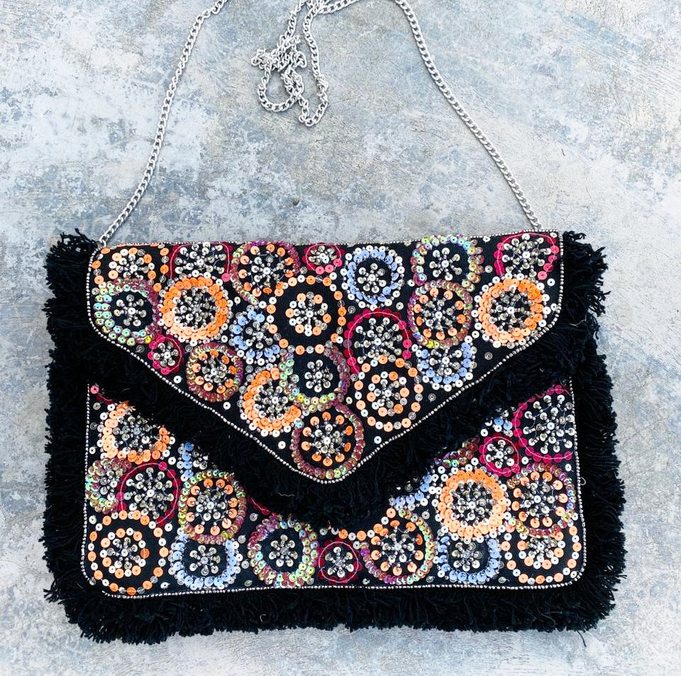 Gorgeous Button Sequined Bohemian2
