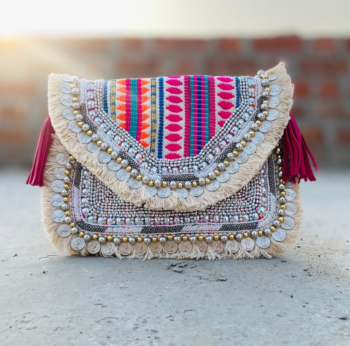 Sandra CoinWork HandMade Sling Bag
