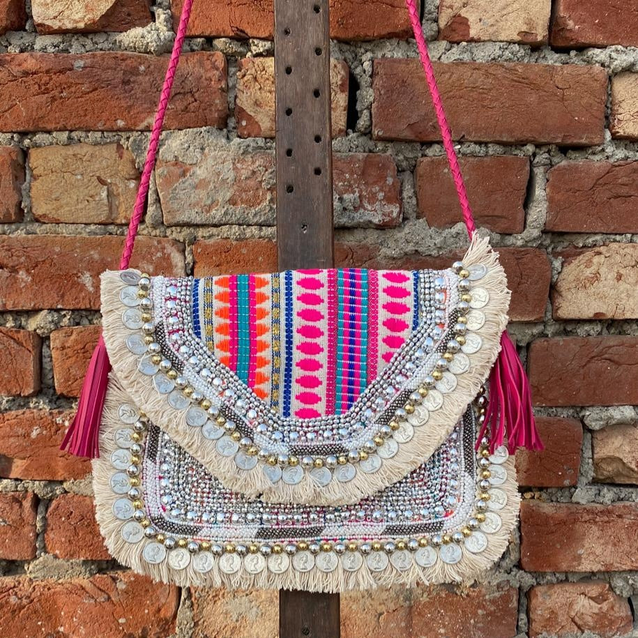 Sandra CoinWork HandMade Sling Bag
