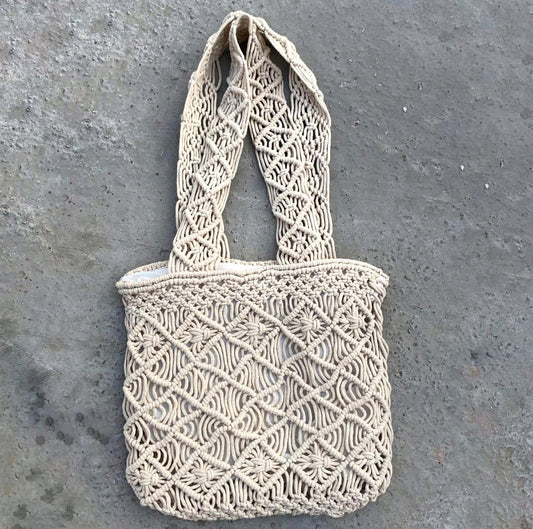 Macrame Tote2 - Medium