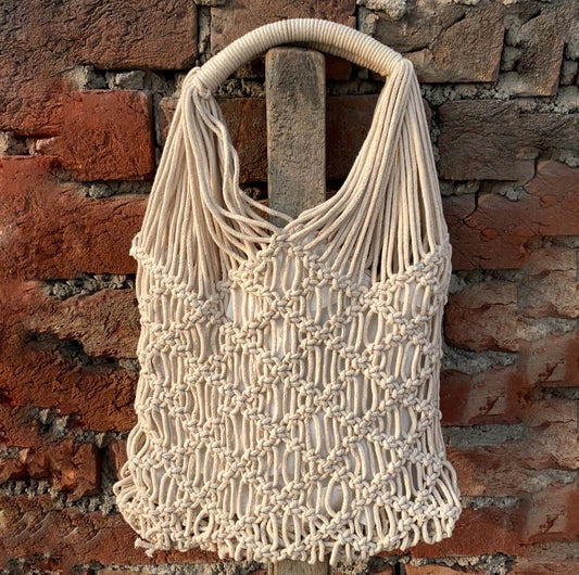 Macrame Tote1 - Medium