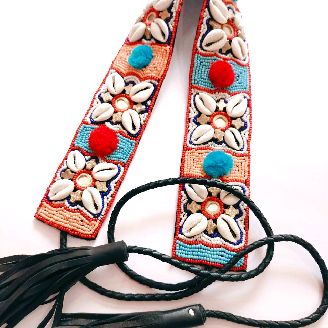 Bohemian Shell Waist Belt - Multi Colored