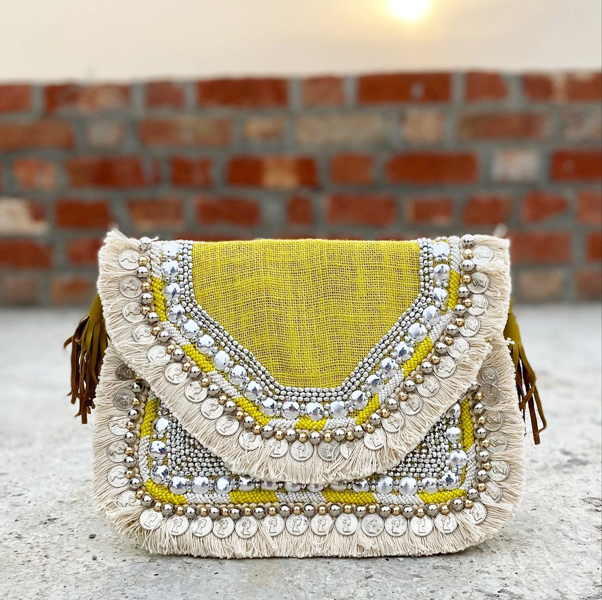 Gypsy Aztec - Lime Yellow