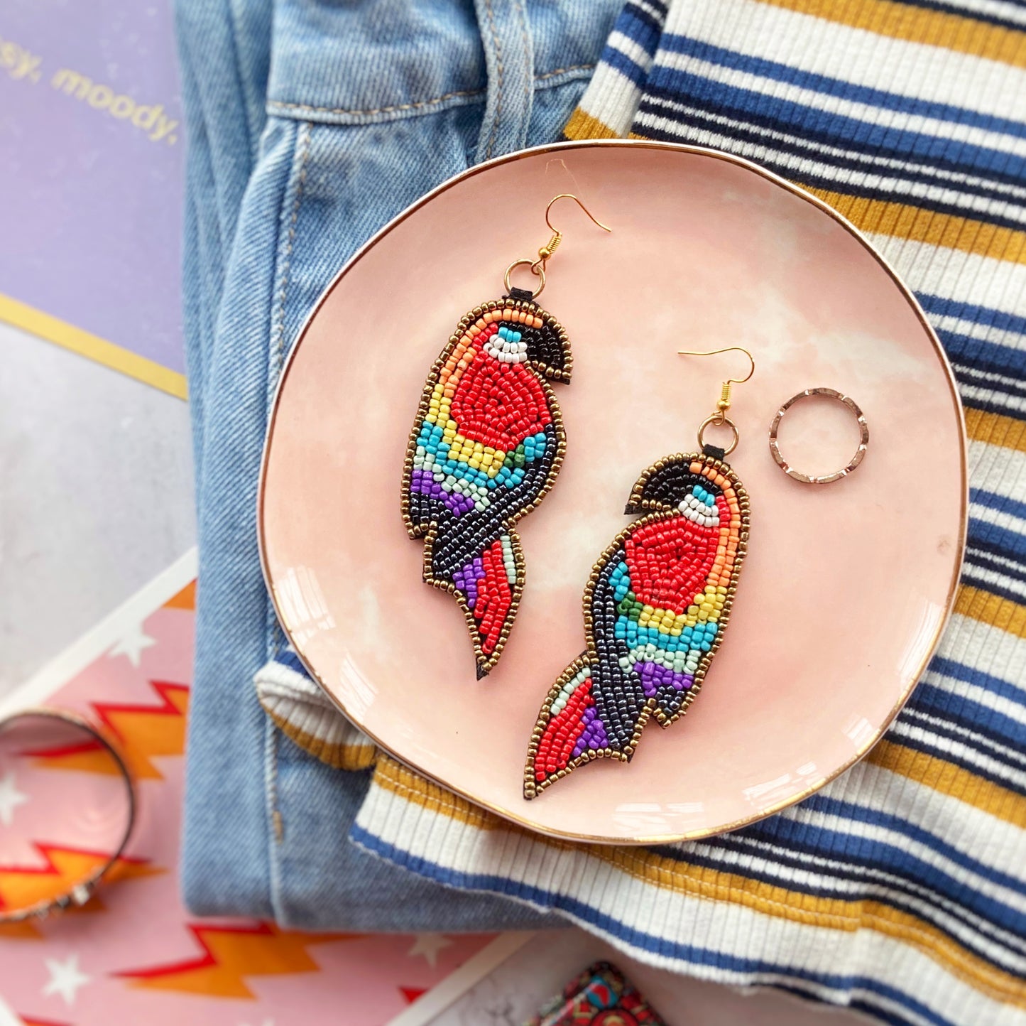 Paradise Birdy Earring