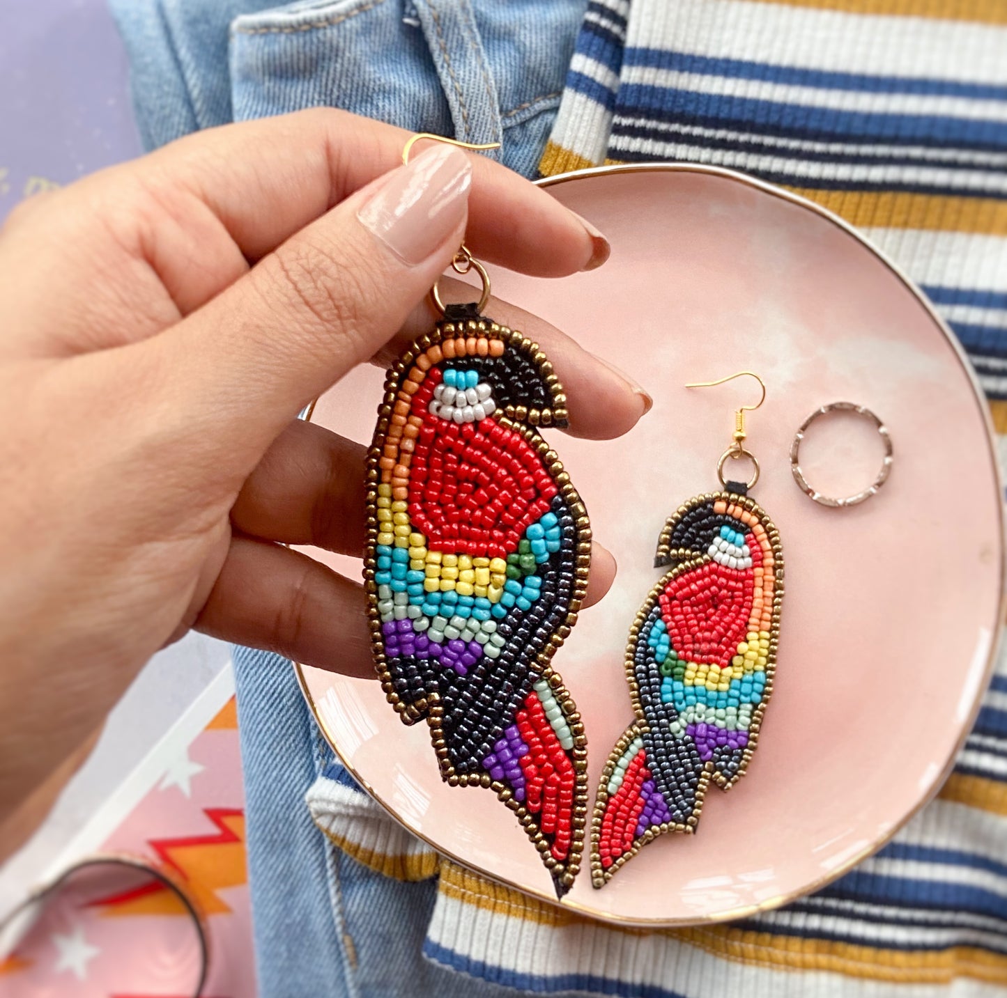 Paradise Birdy Earring