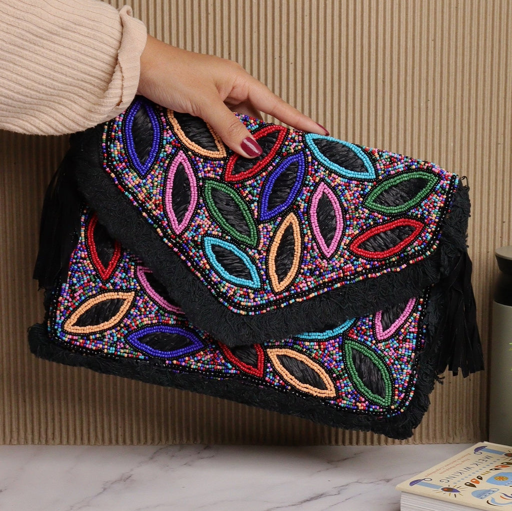 Avery Raffia Black