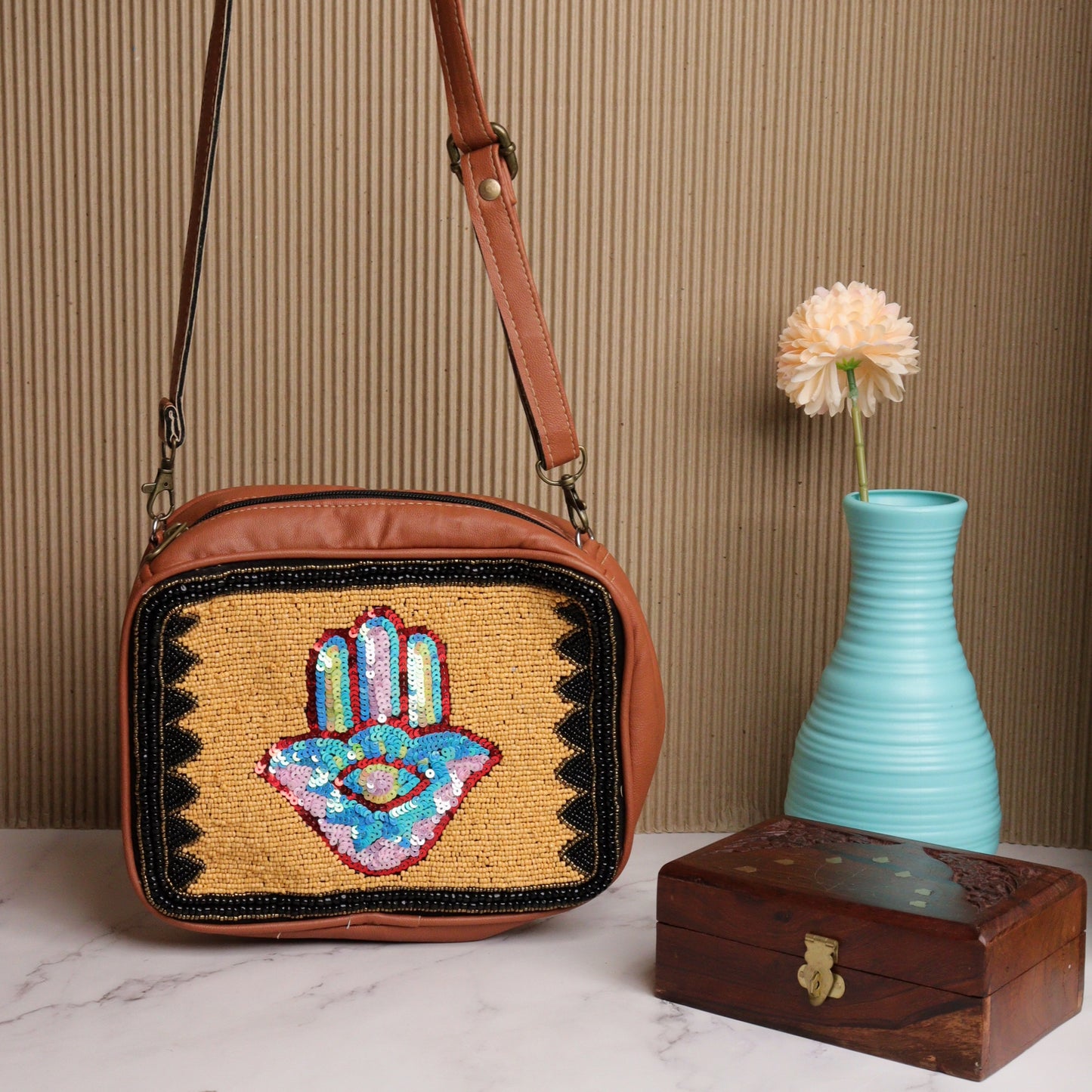 Box Bag Hamsa Hand