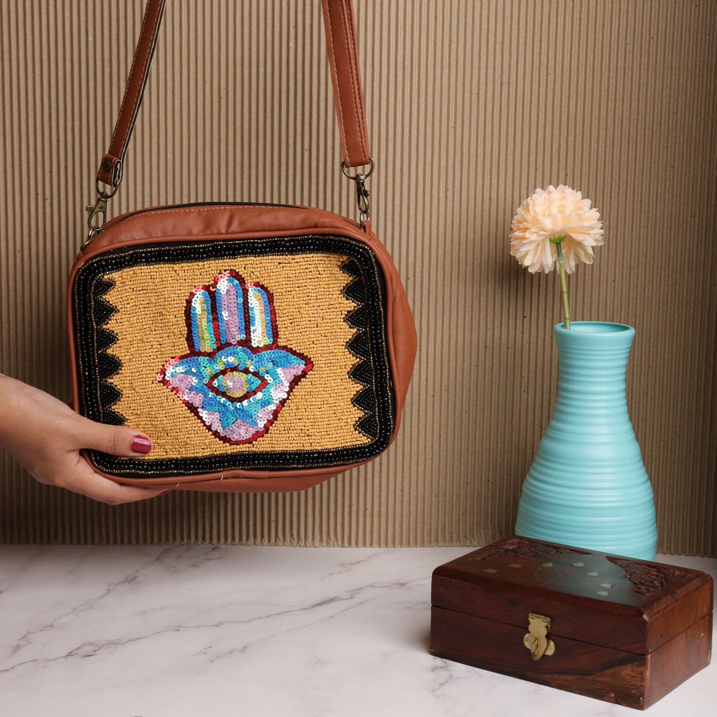 Box Bag Hamsa Hand