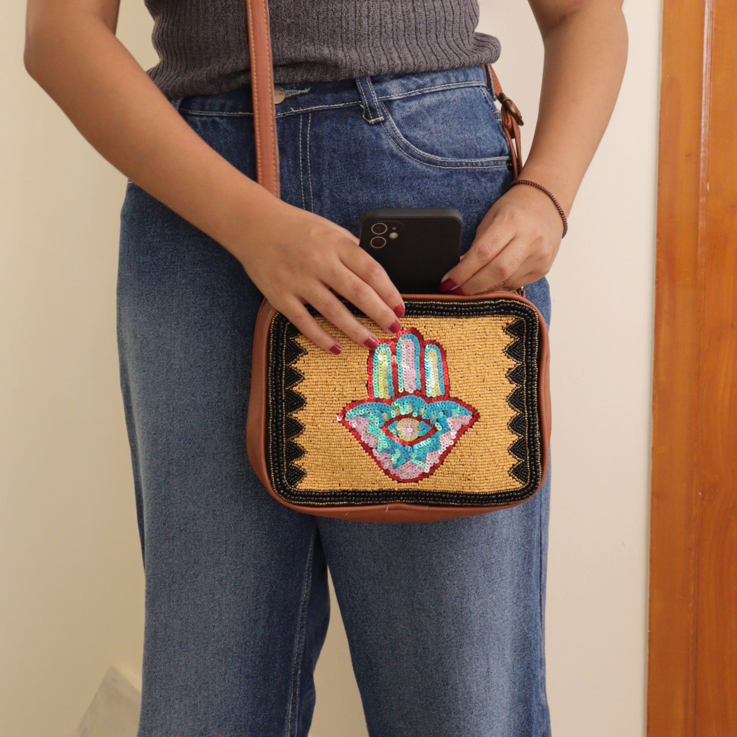 Box Bag Hamsa Hand