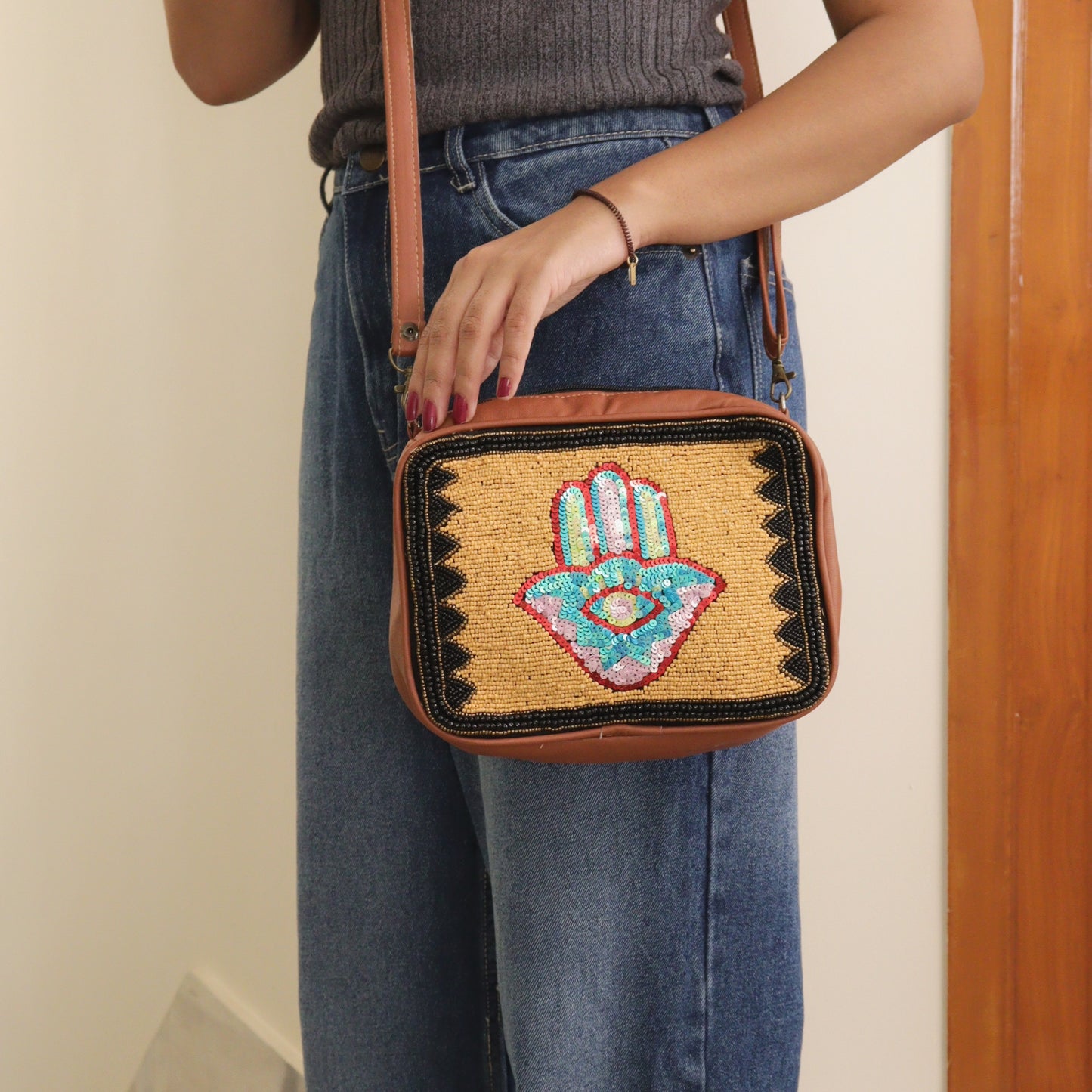 Box Bag Hamsa Hand