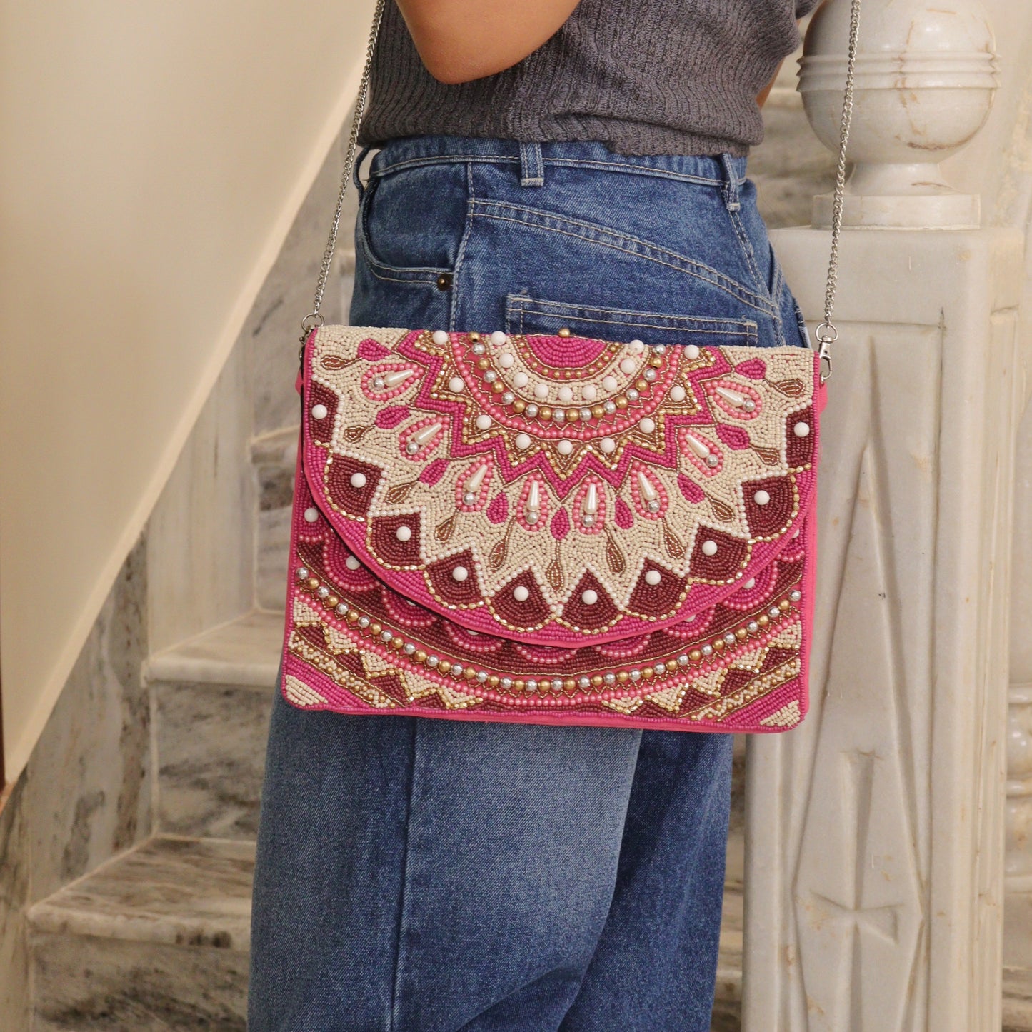 Crystal Maniac Pink Beaded