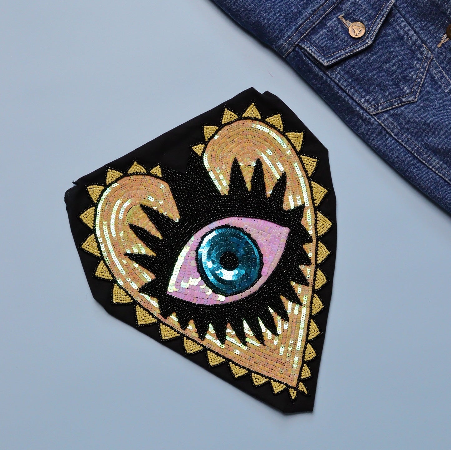 Patch Eye: Embroidered Sew on Patches