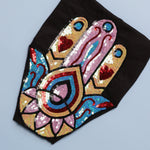 Patch Hamsa: Embroidered Sew on Patches