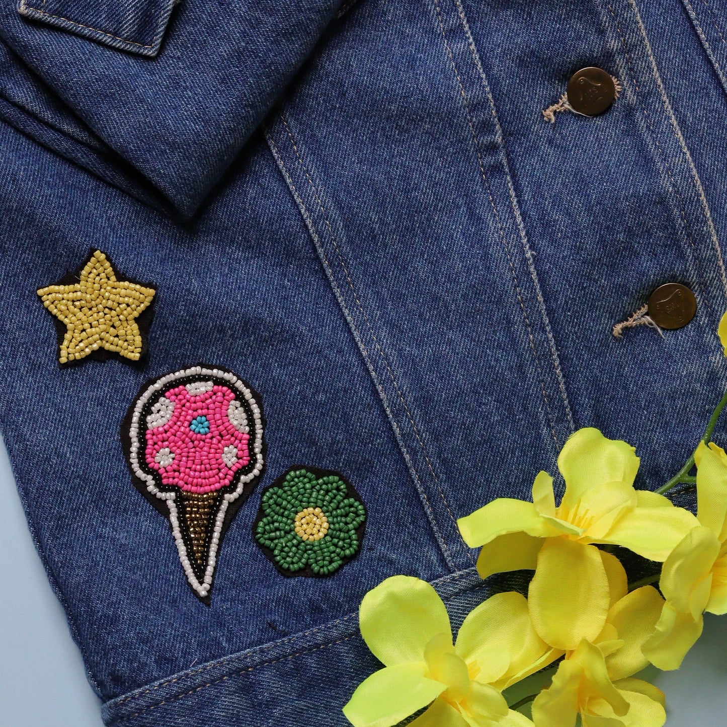Patch Multi Set of 18: Embroidered