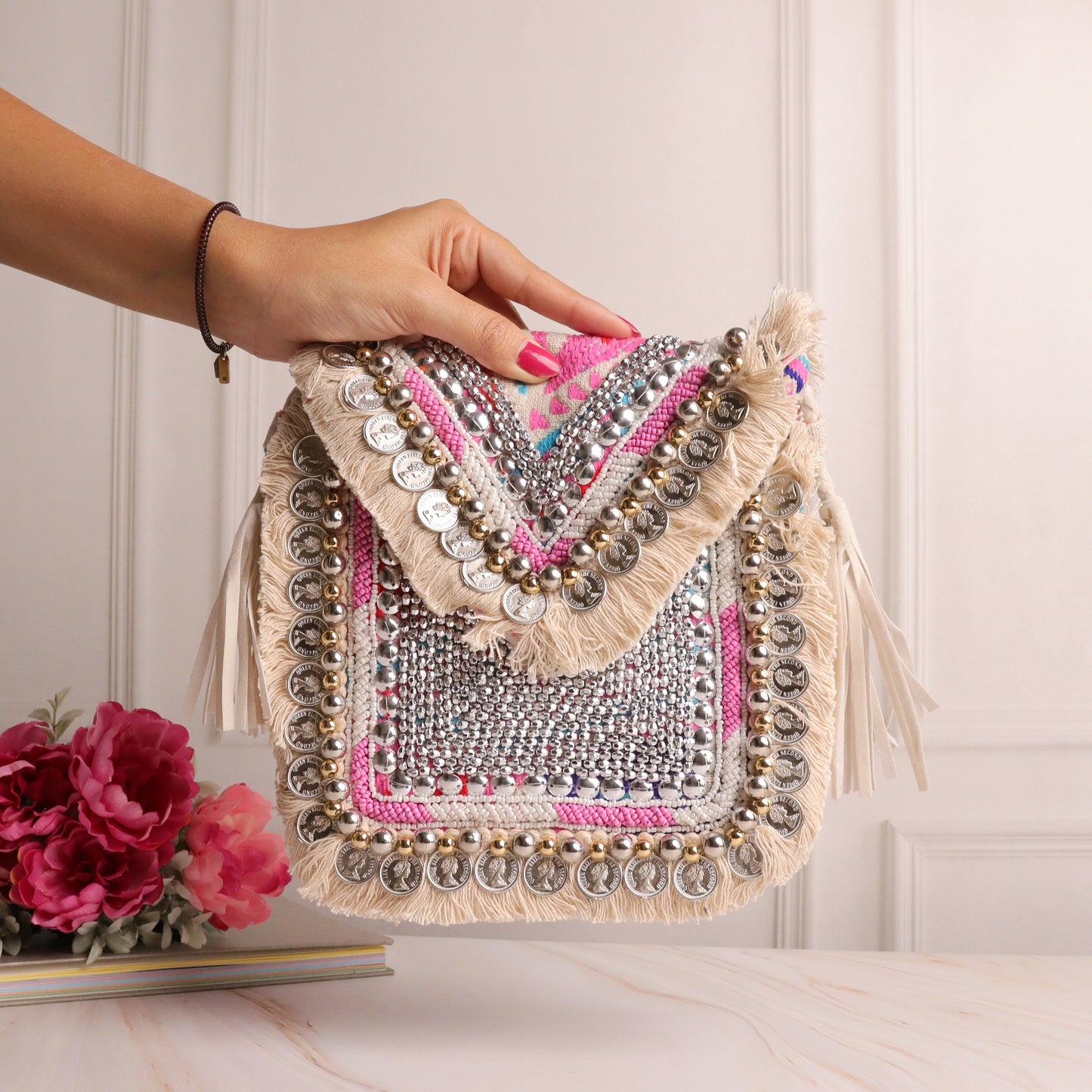 Petite Sandra Satchel Pink