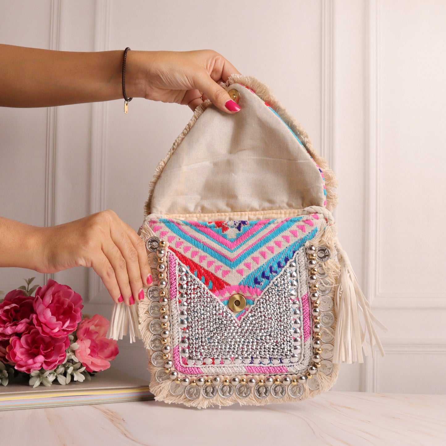 Petite Sandra Satchel Pink