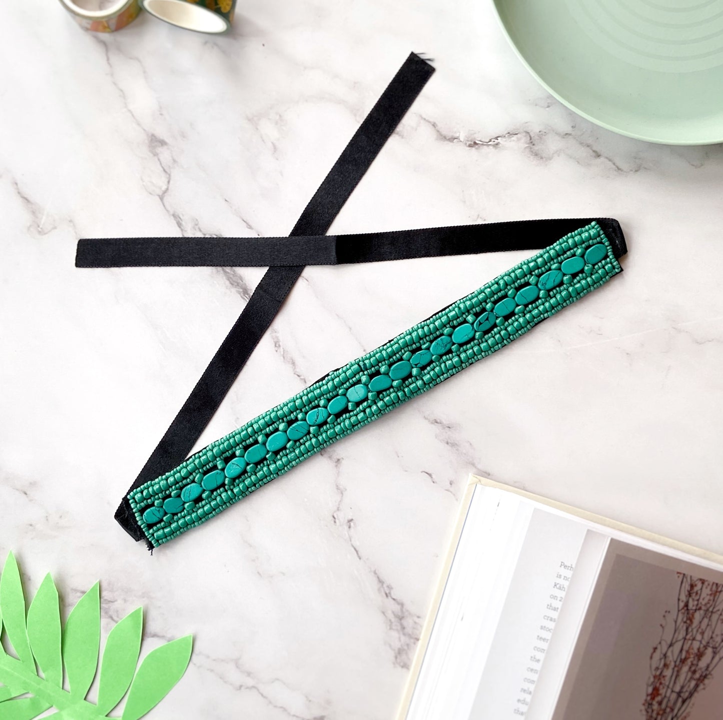 Turquoise Beaded Choker