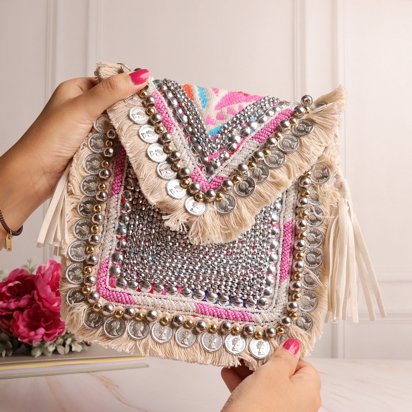 Petite Sandra Satchel Pink