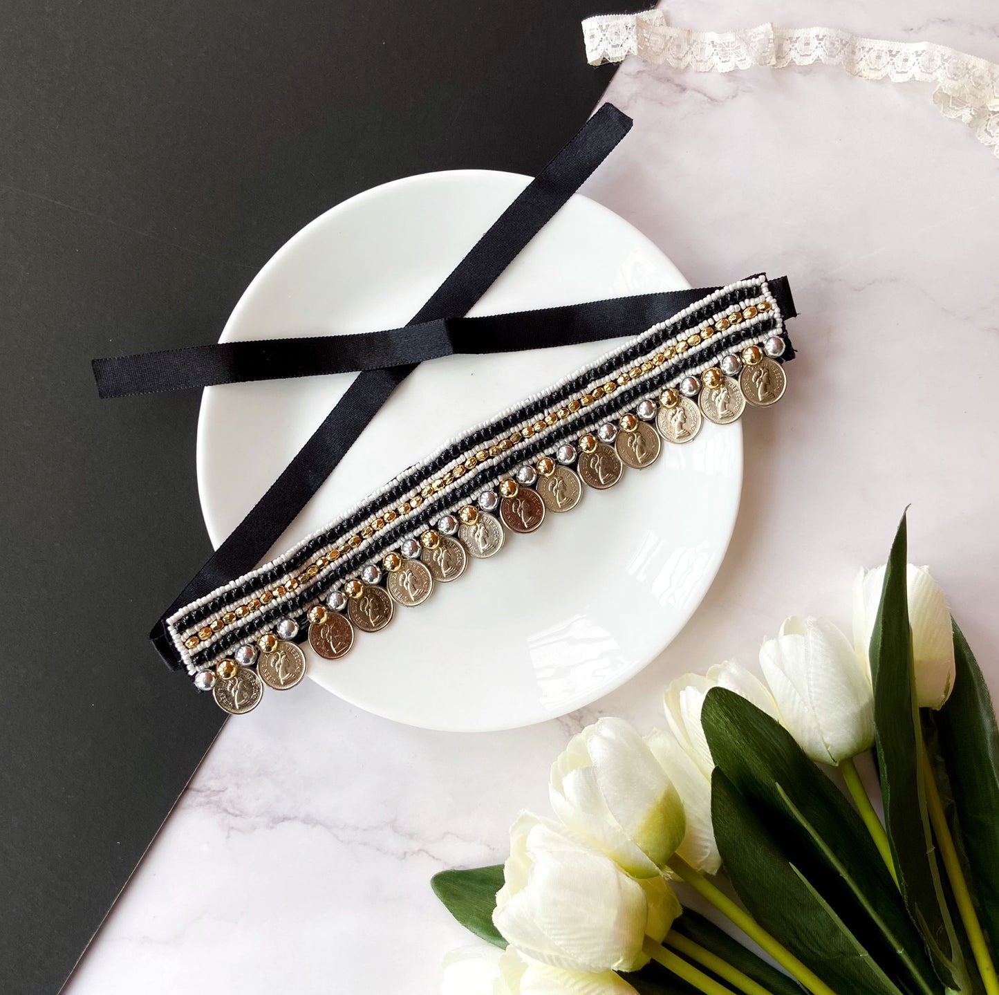 Black Coin Choker