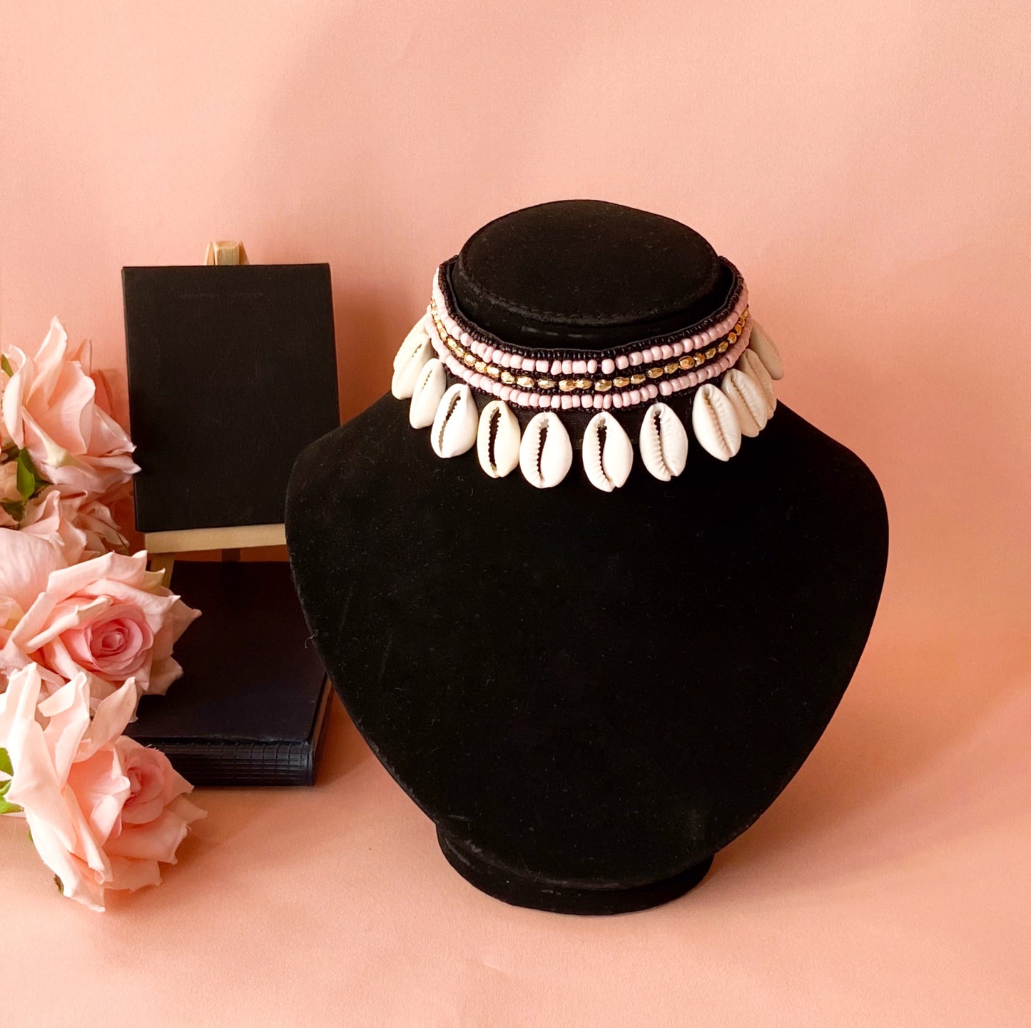 Pink Shell Choker