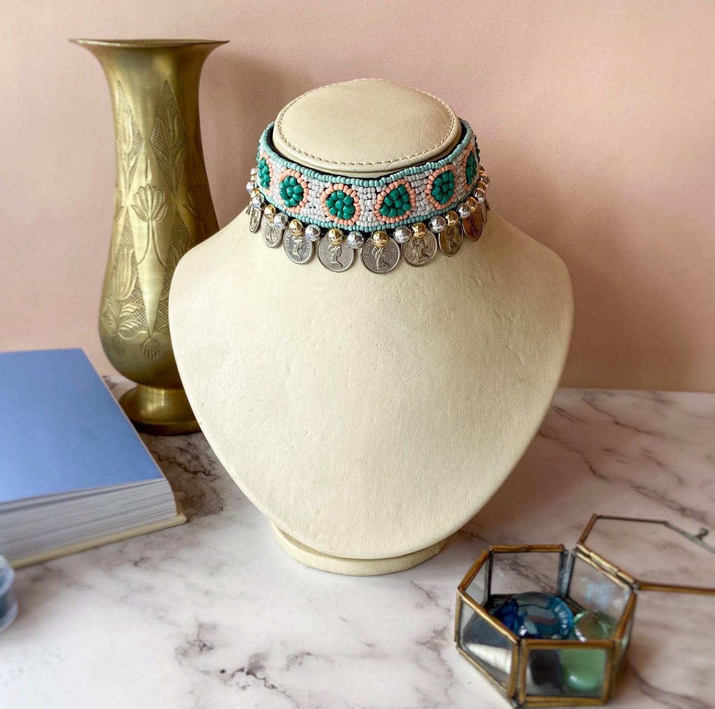 Pastel Coin Choker