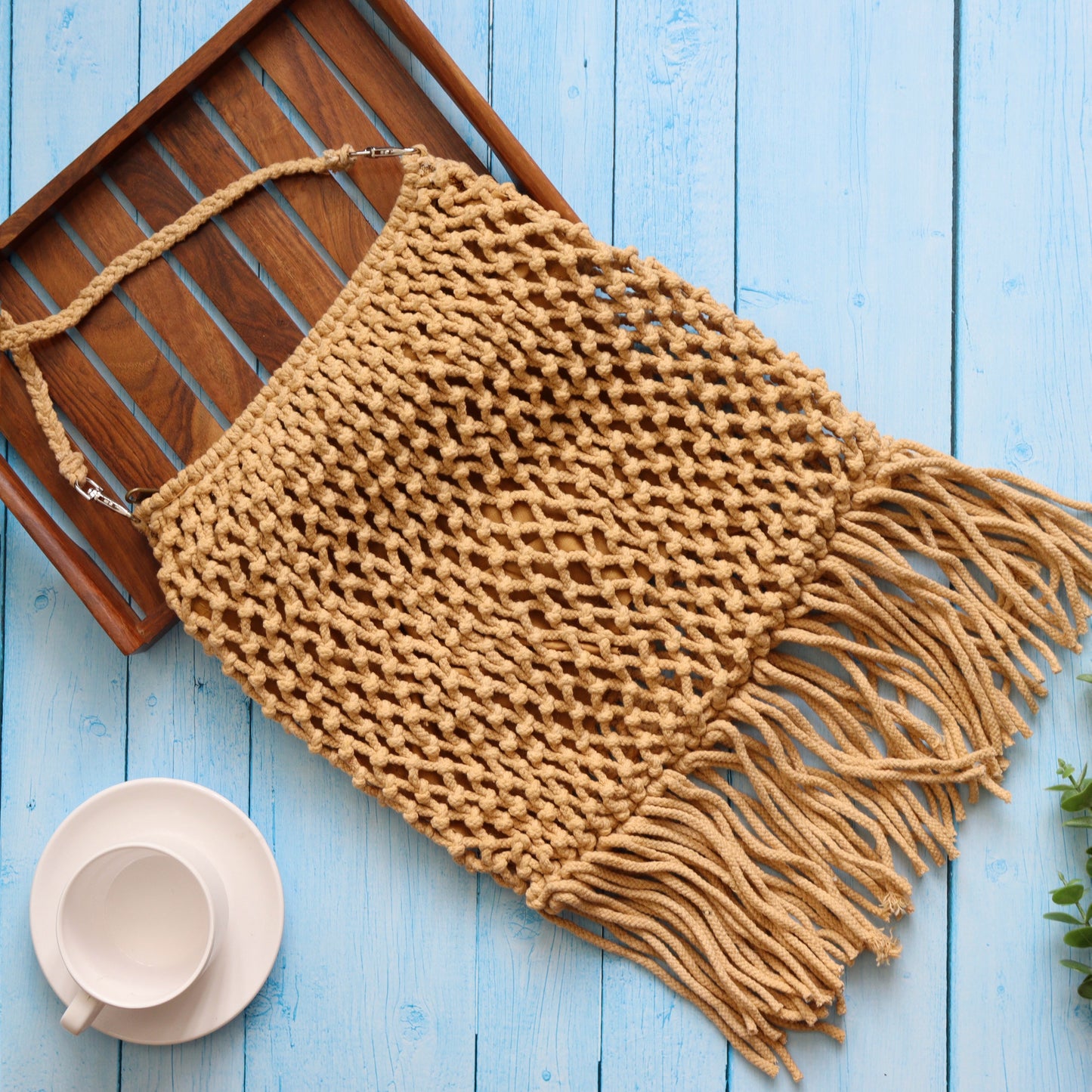 Macrame Brown Sling