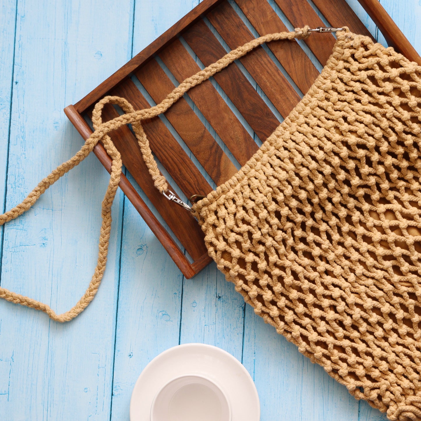 Macrame Brown Sling