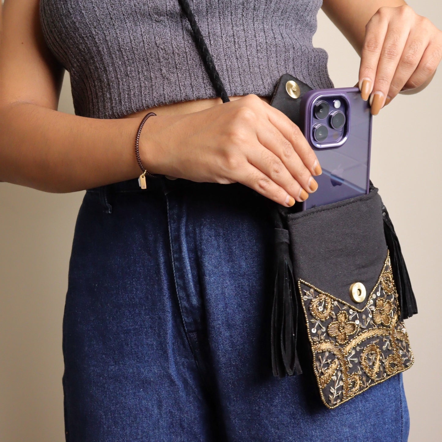 Mobile Bag : Gorgeous Gold