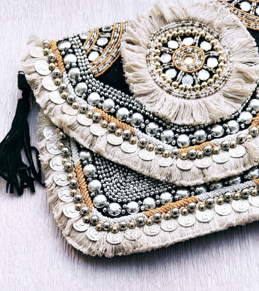 ZuuZi - Black Jute Coin Bag
