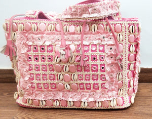 Clearance Sale: Premium Baby Pink Leather Bag