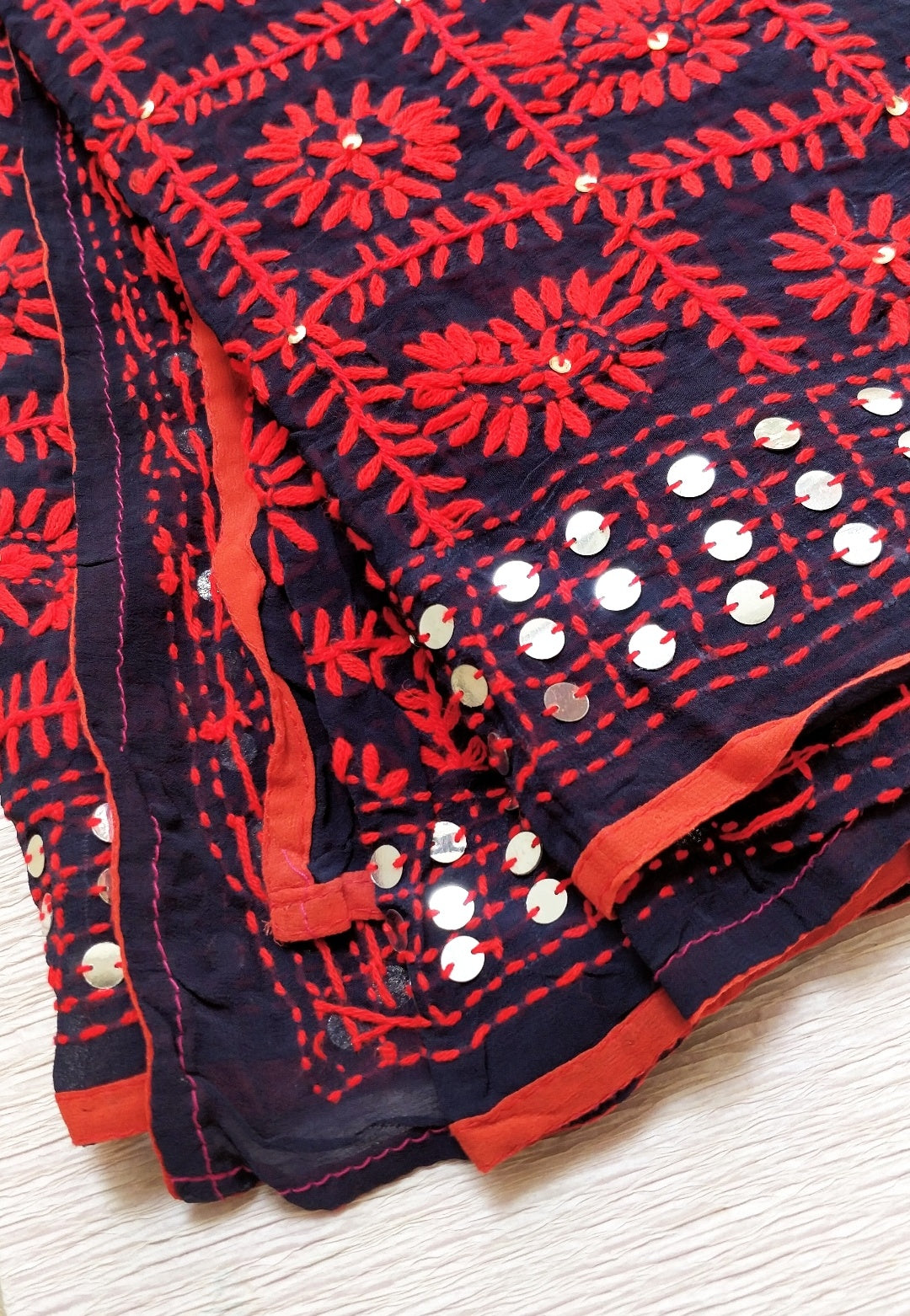 Phulkari Georgette Duppata3