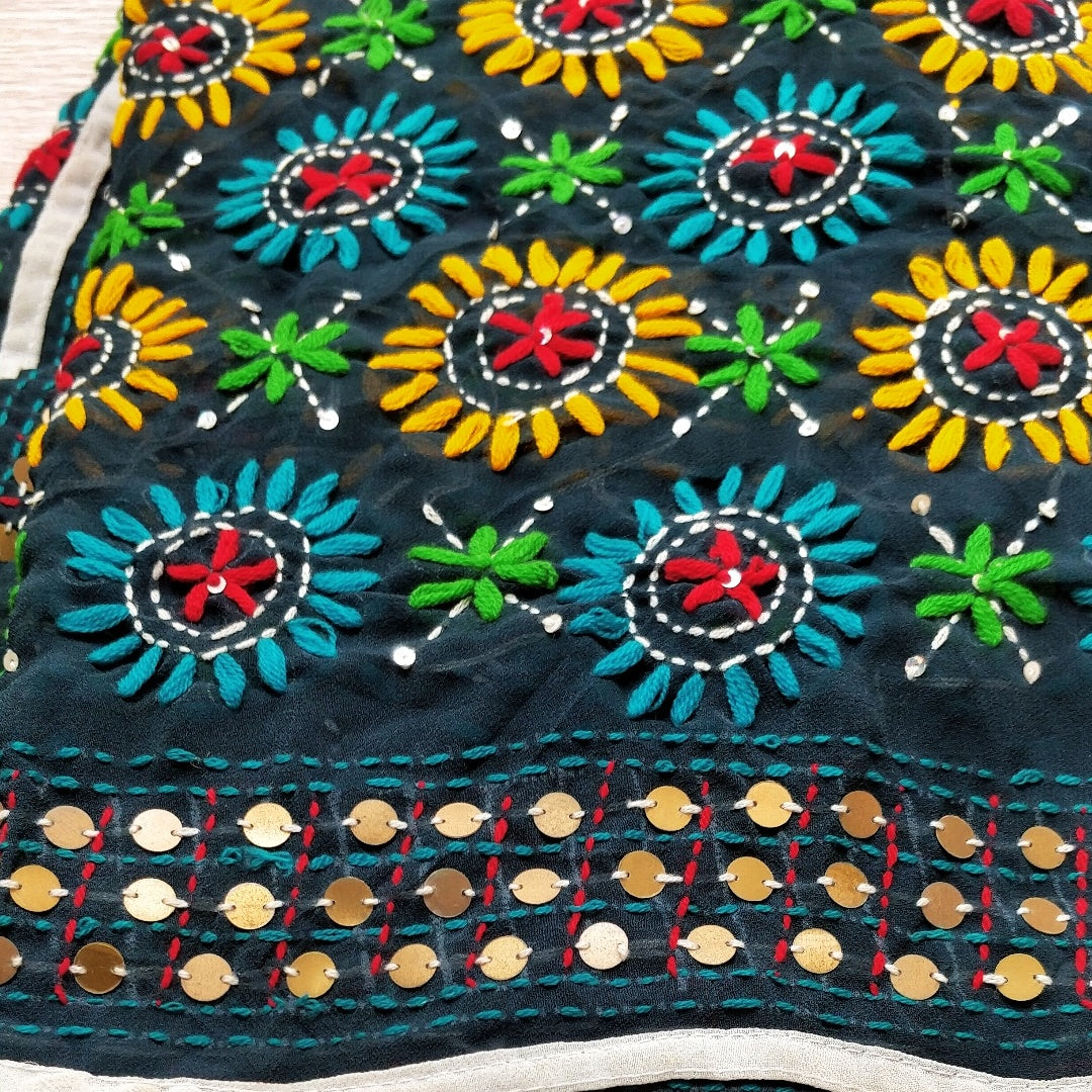 Phulkari Georgette Duppata5