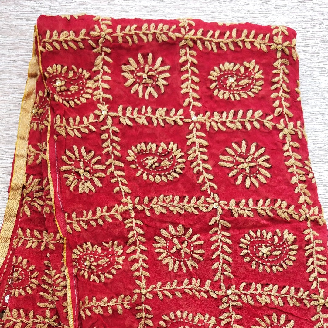 Phulkari Georgette Duppata8