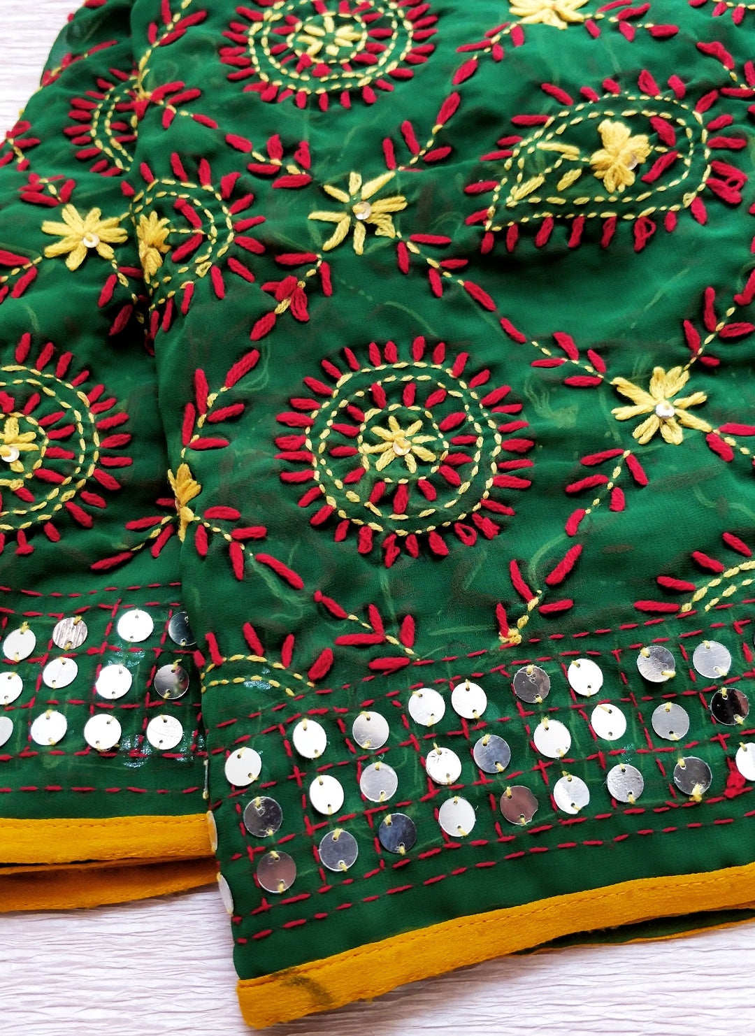 Phulkari Georgette Duppata9