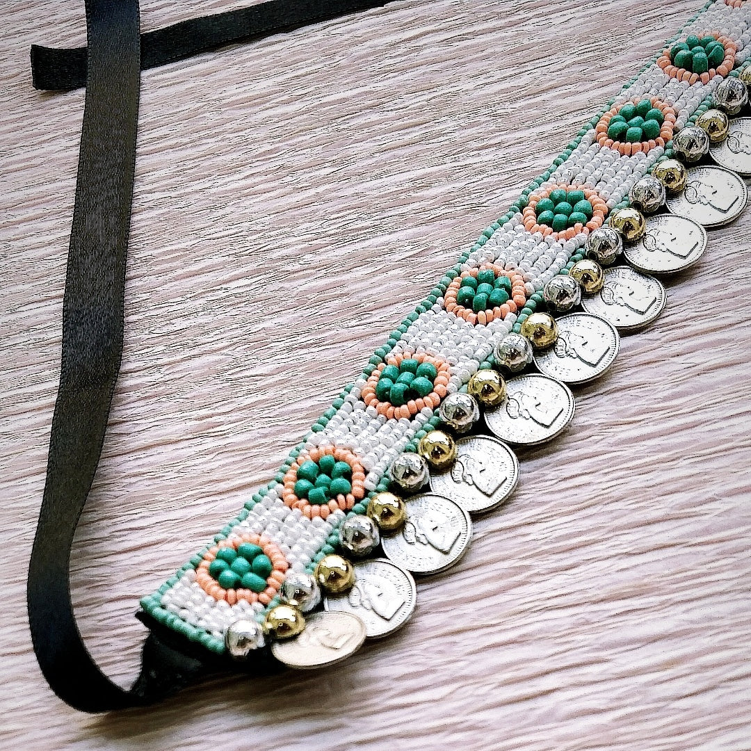 Pastel Coin Choker