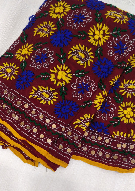 Phulkari Georgette Duppata12