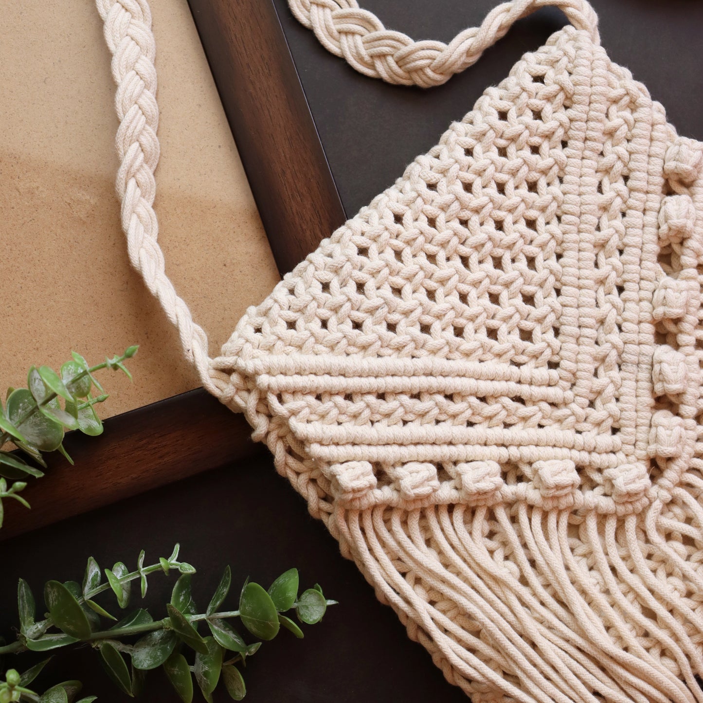 Macrame Off-White Sling3 - Medium