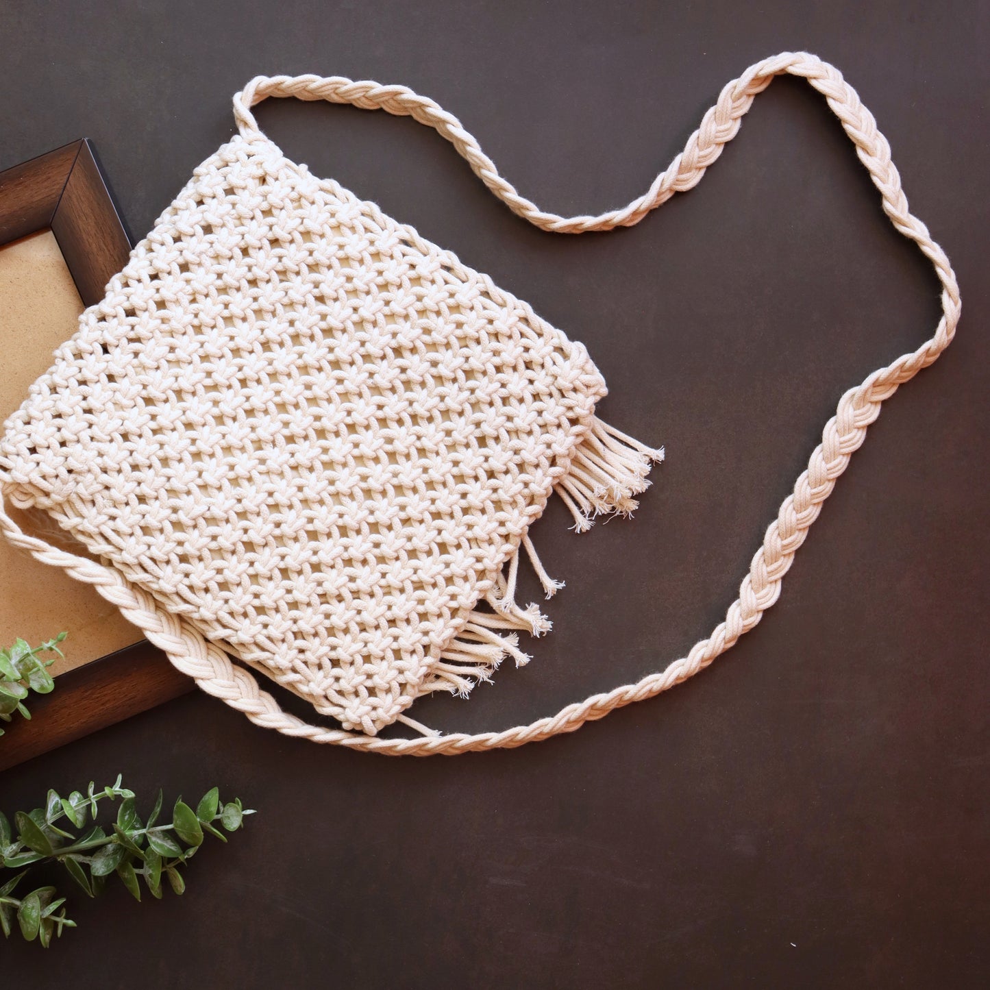 Macrame Off-White Sling3 - Medium