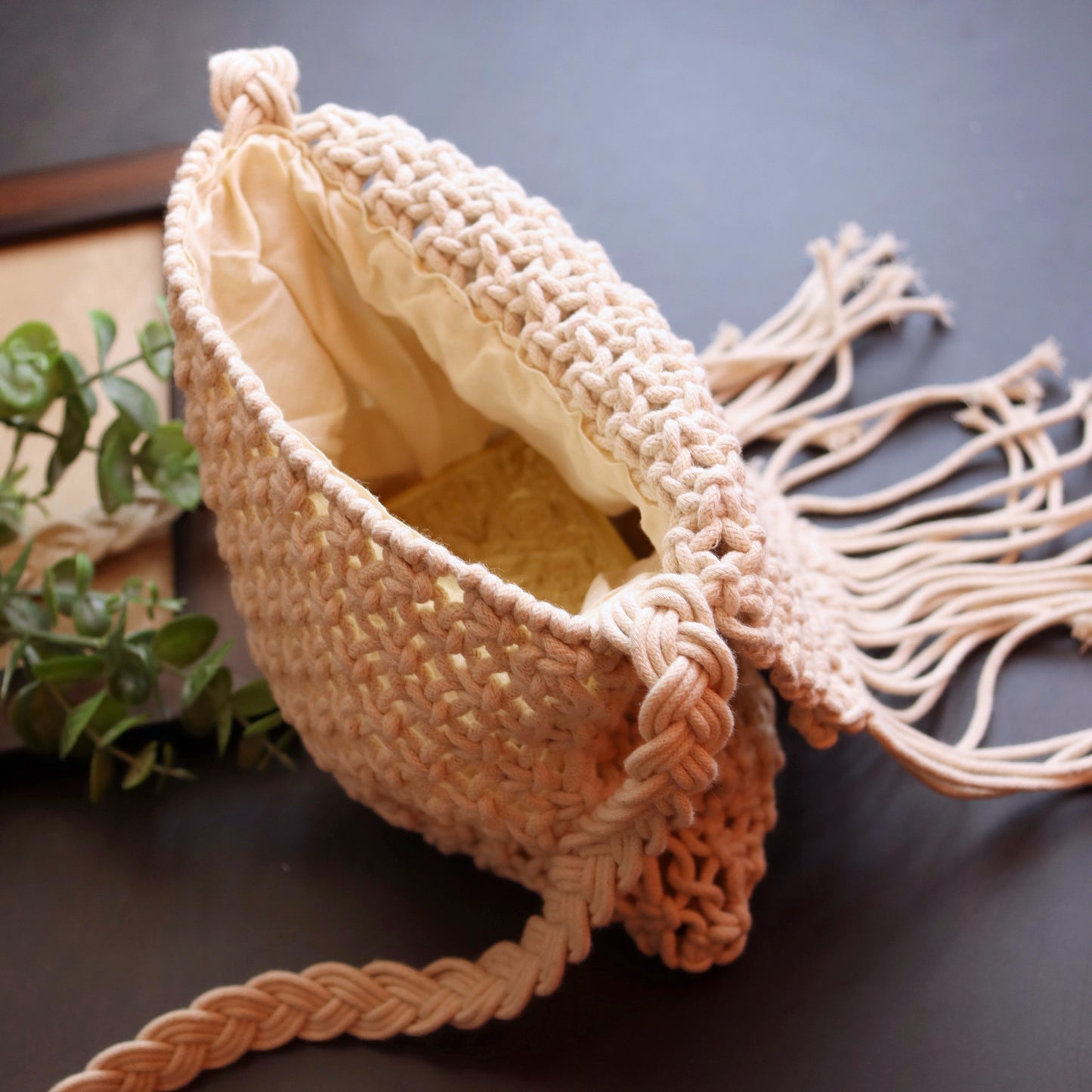 Macrame Off-White Sling3 - Medium