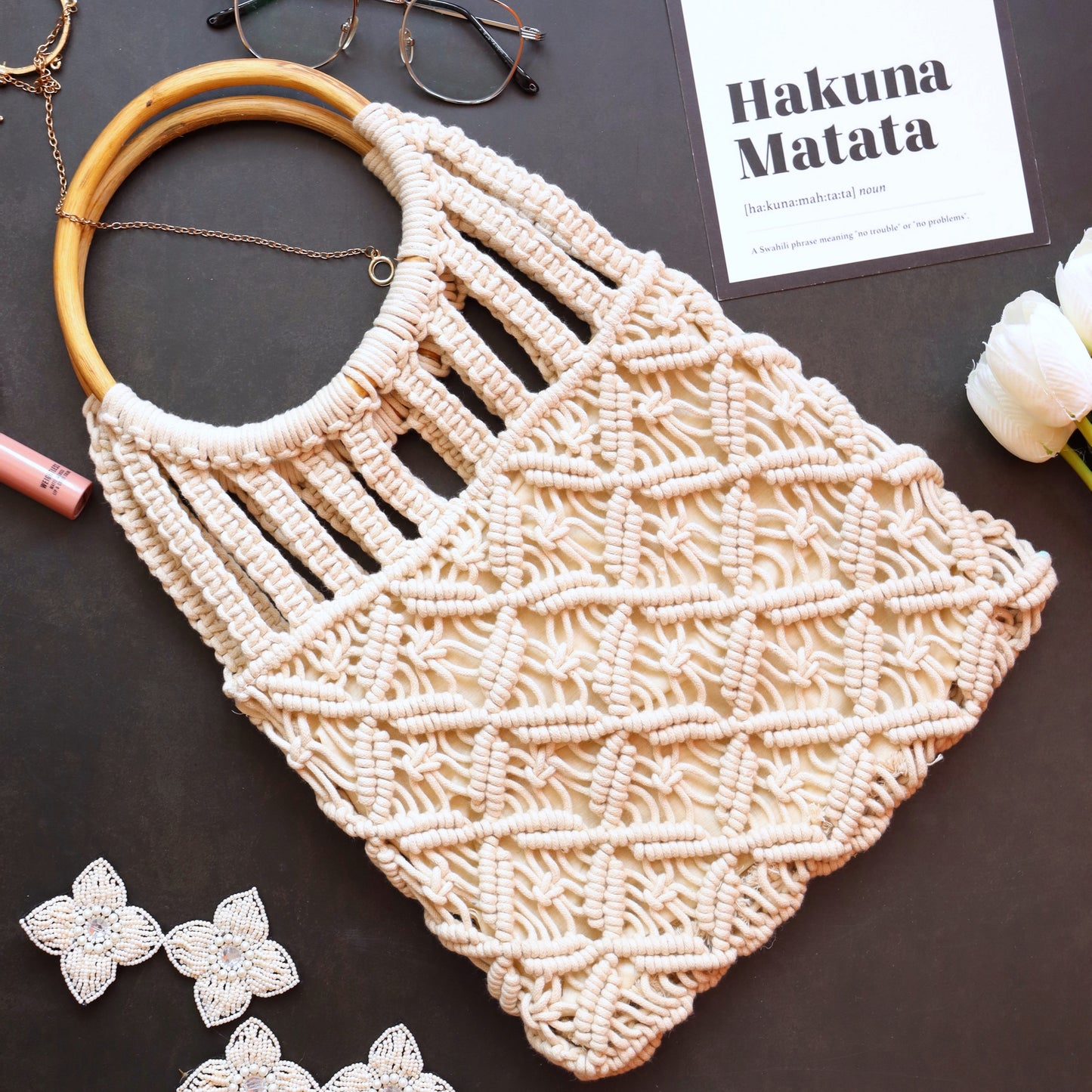 Macrame Tote3 - Medium