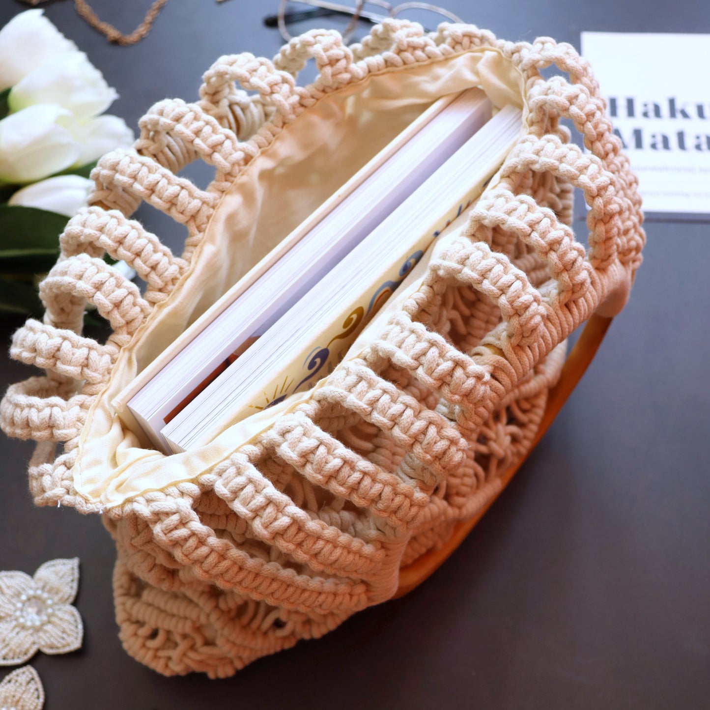 Macrame Tote3 - Medium