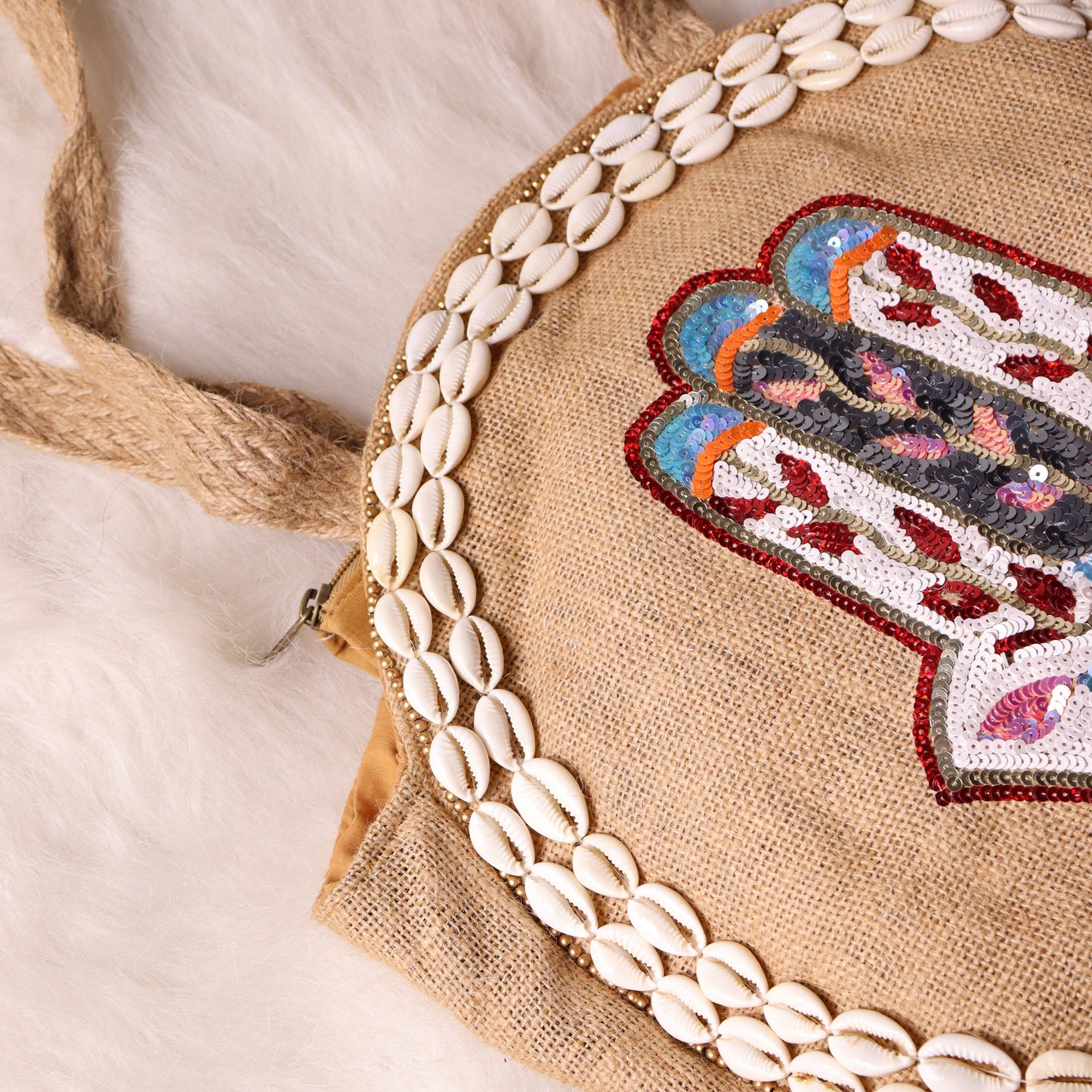 Hamsa Bonita Round - Tote Bag