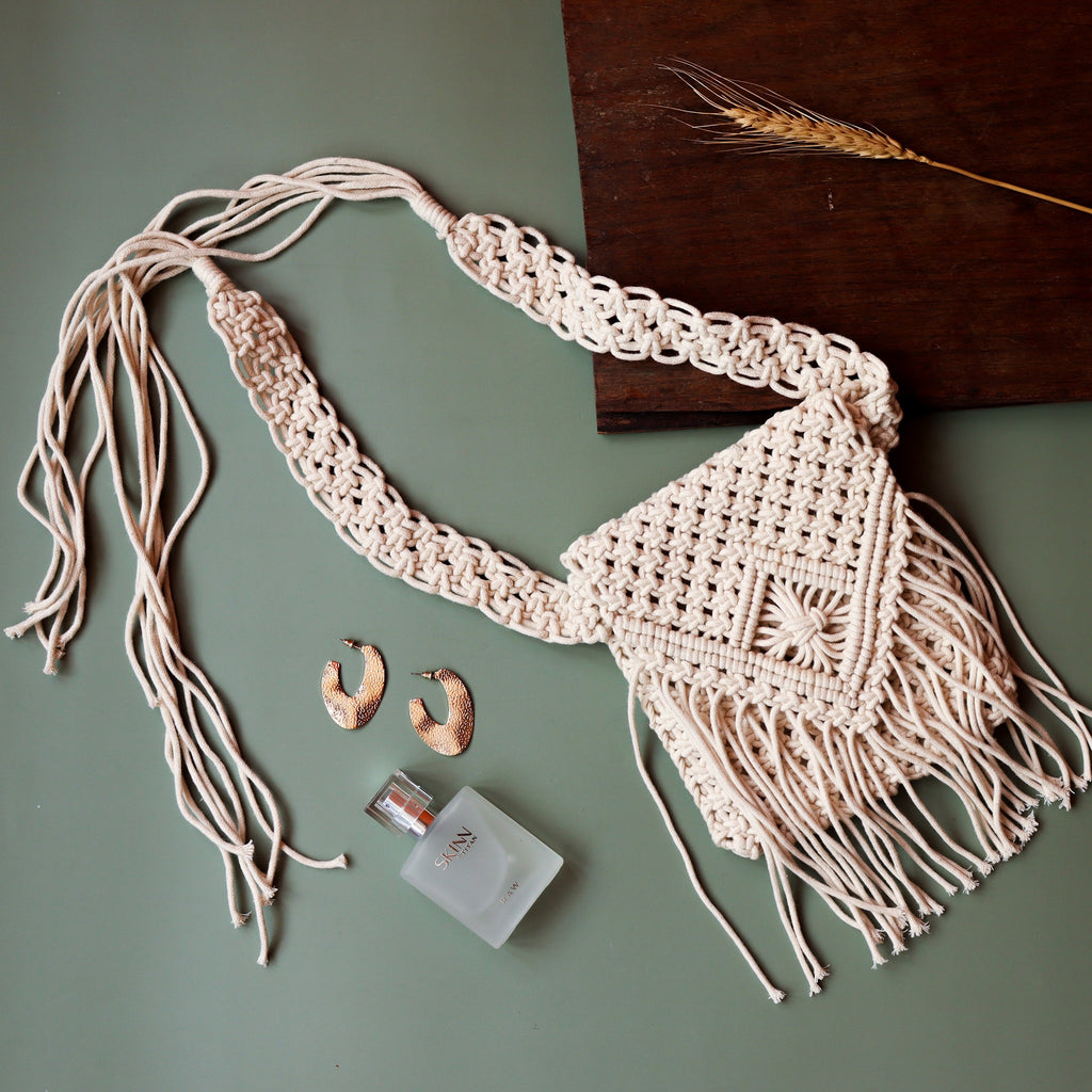 Macrame Waist Bag - Small