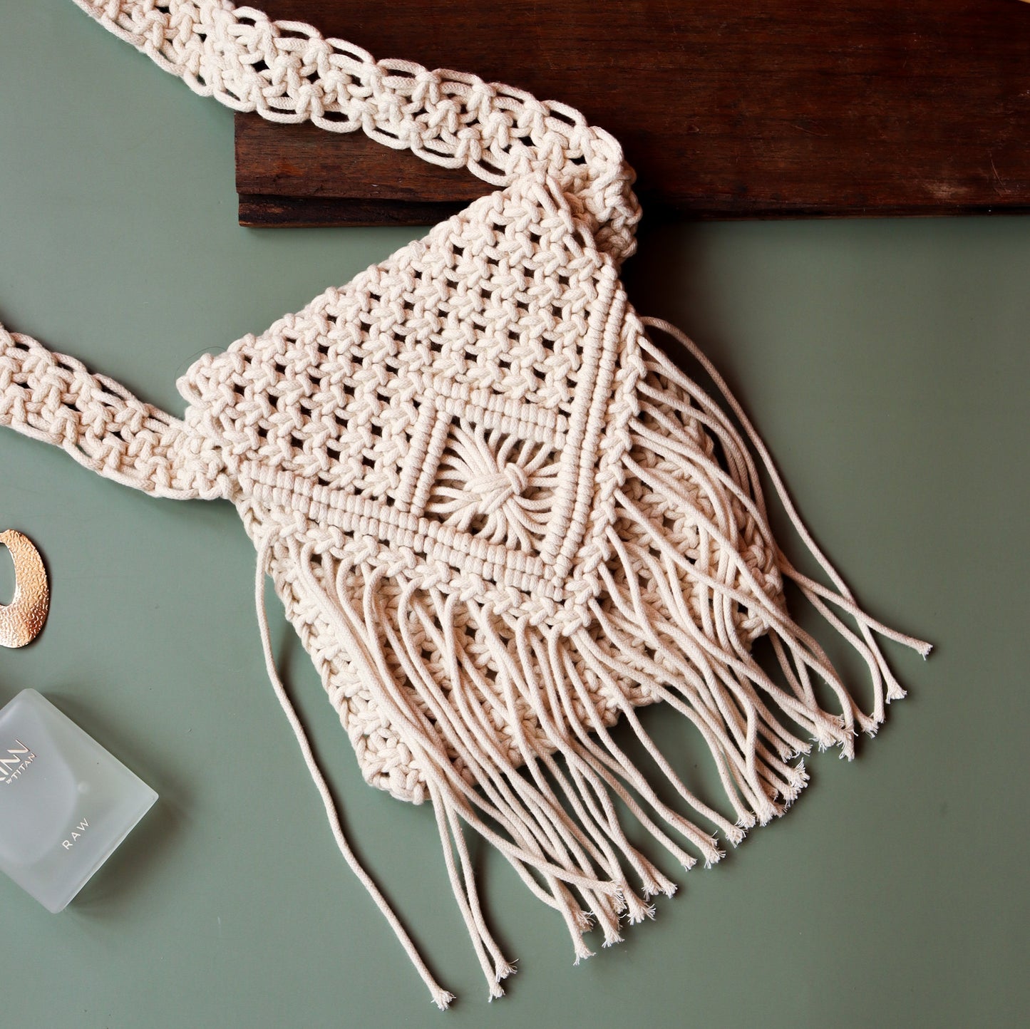 Macrame Waist Bag - Small