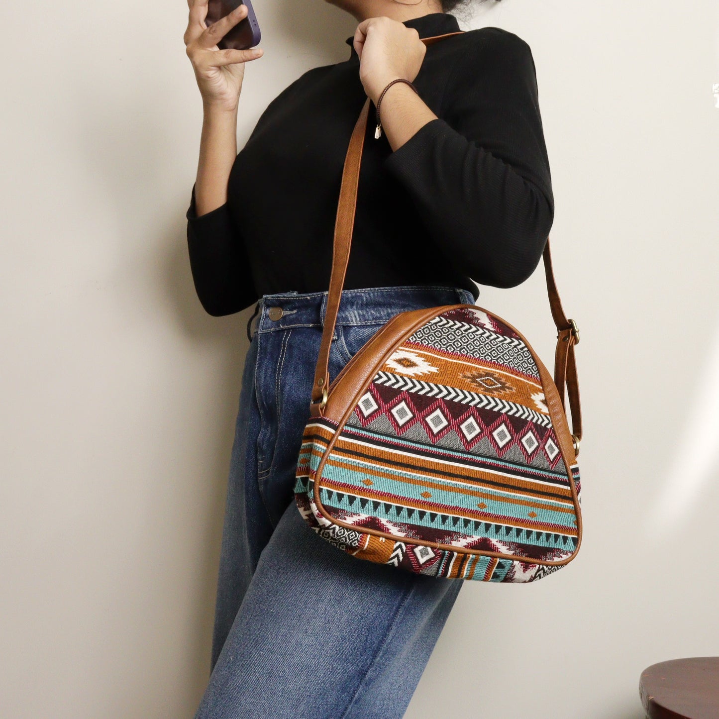 Multi Moroccon Satchel