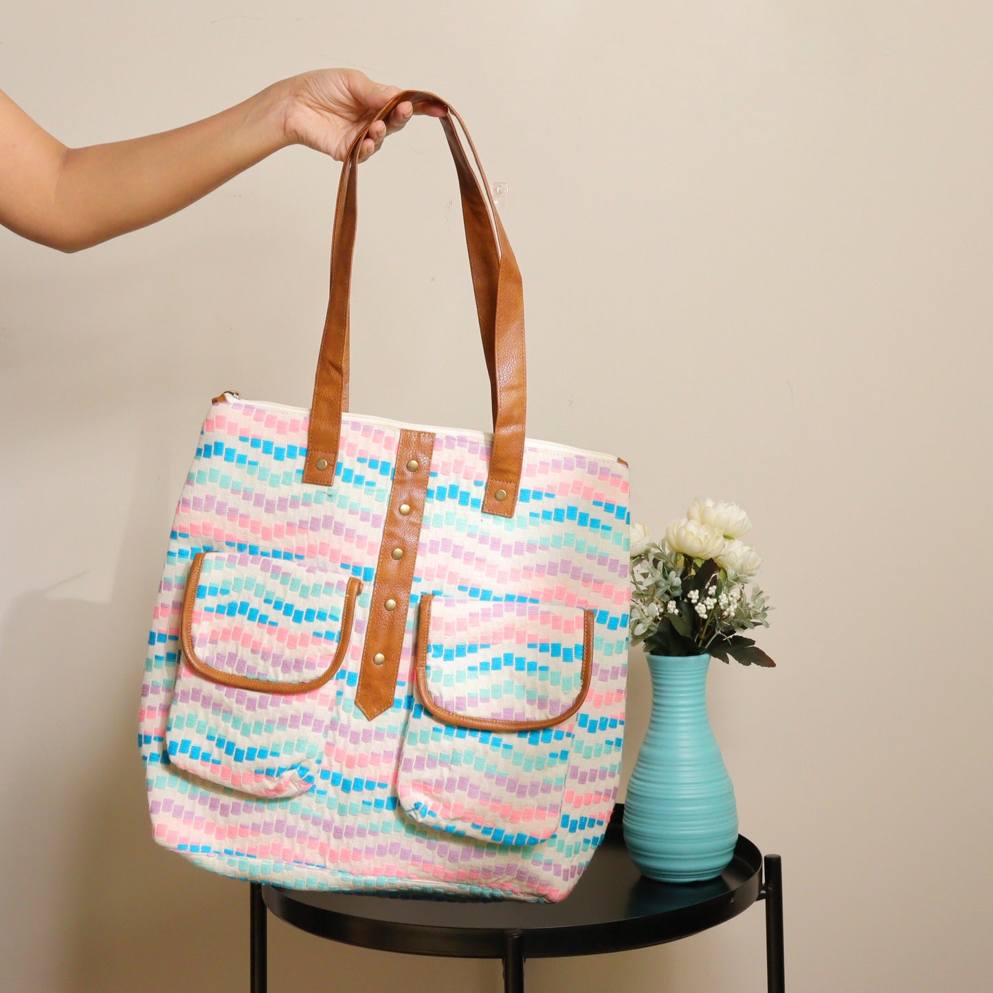 Blue Wave Sea Breeze Tote