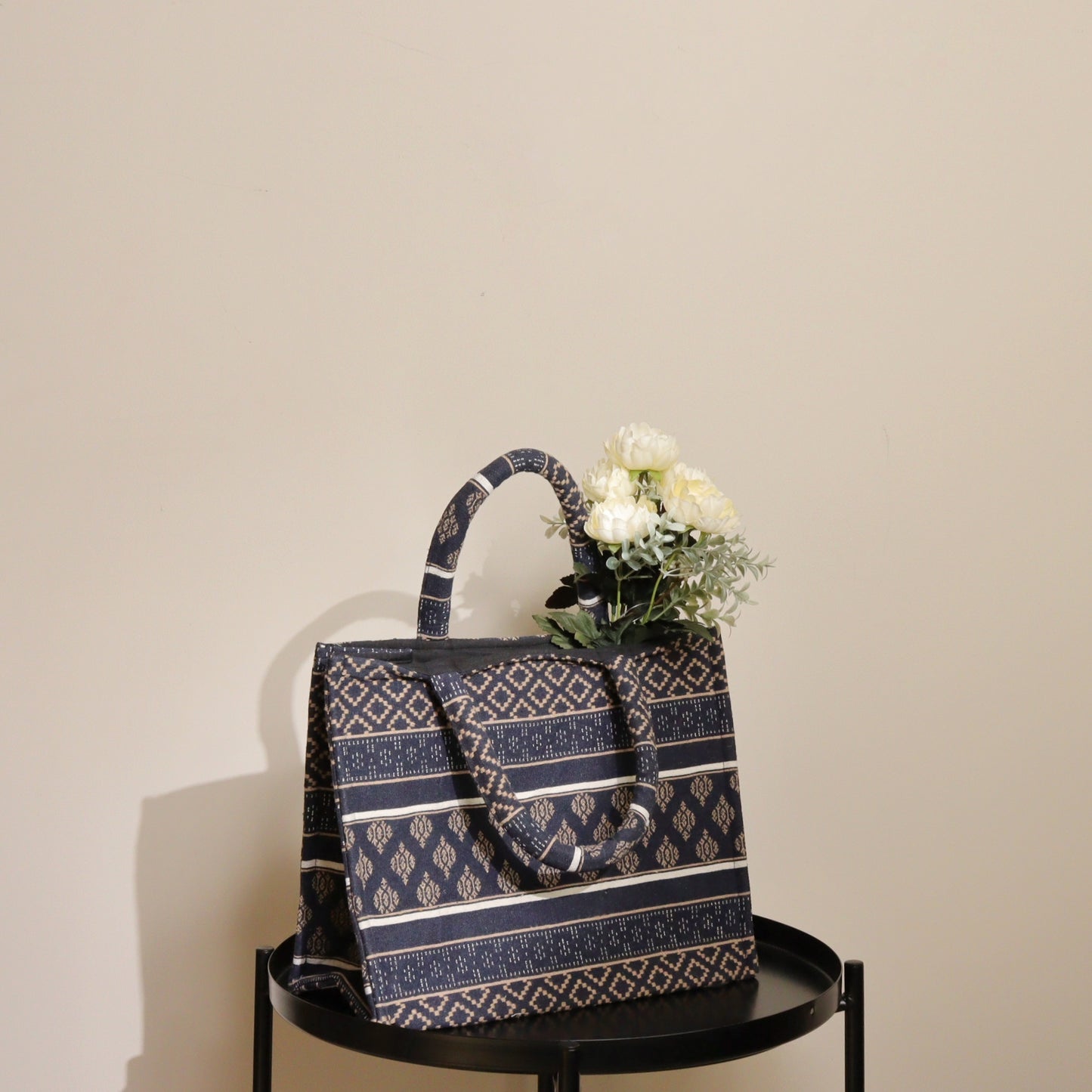 Tapestry Tote Box Bag