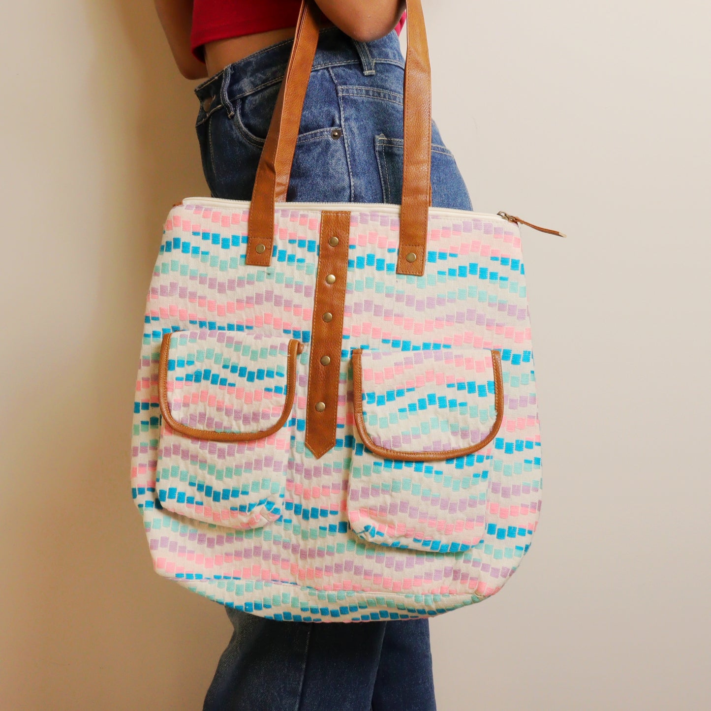 Blue Wave Sea Breeze Tote