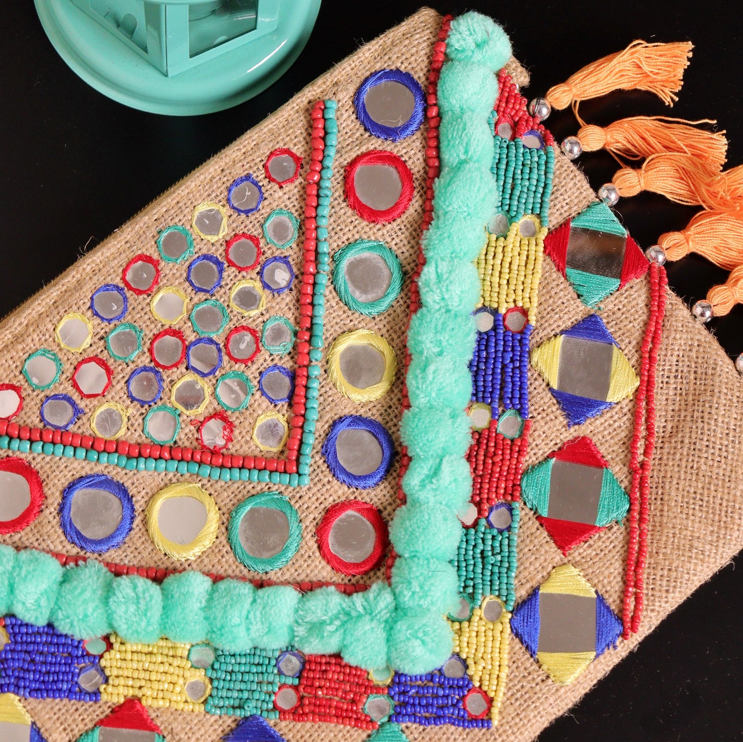 Multi Jute Pom Sling